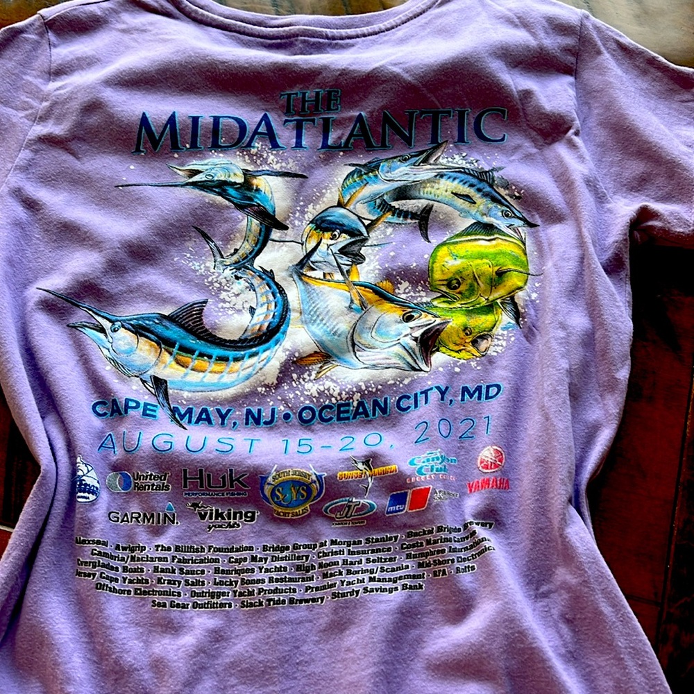 MidAtlantic Fishing shirt. Cape May NJ